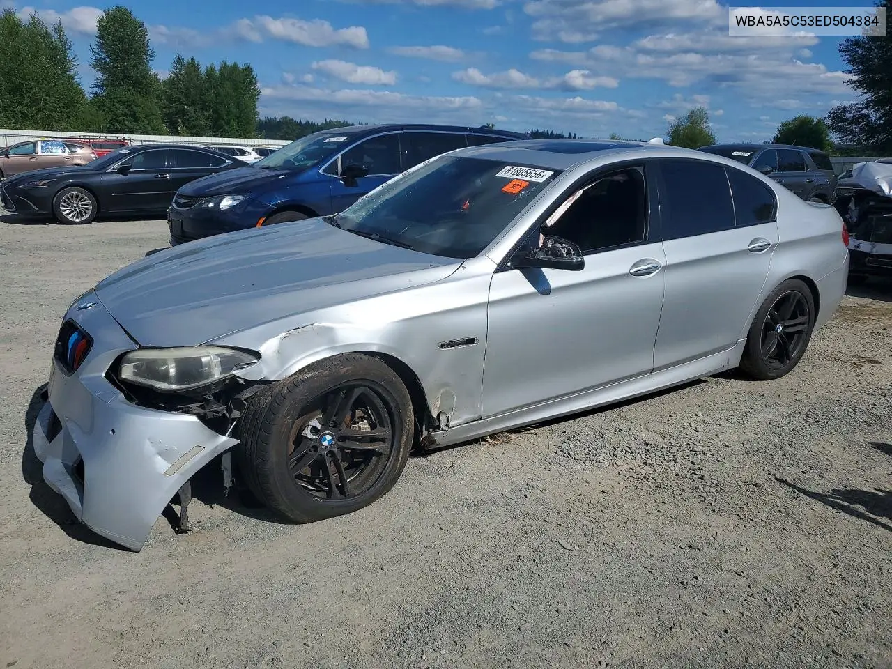 2014 BMW 528 I VIN: WBA5A5C53ED504384 Lot: 61805656