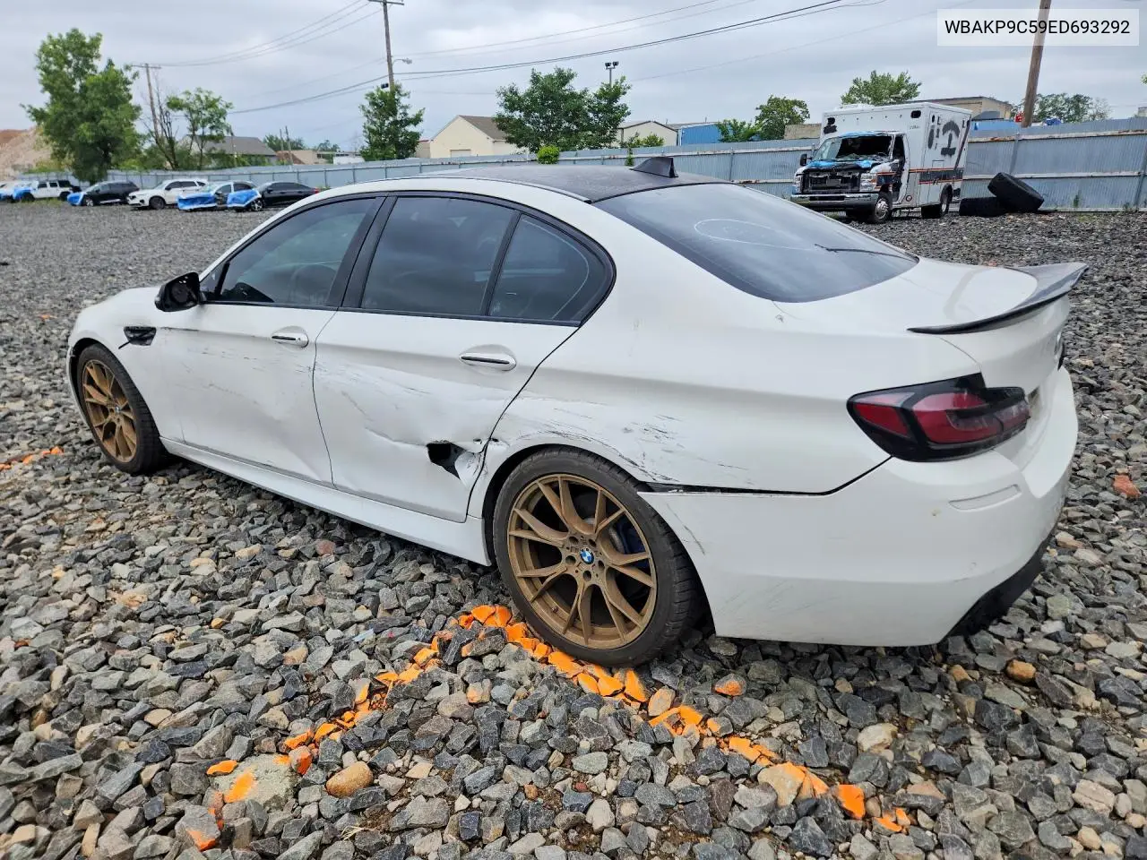 2014 BMW 550 Xi VIN: WBAKP9C59ED693292 Lot: 61921486
