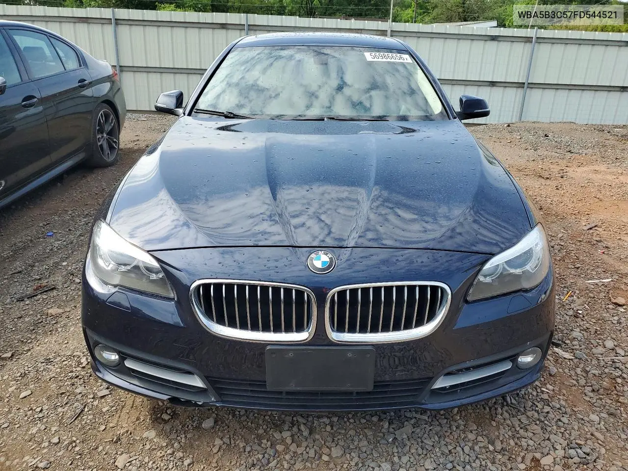 2015 BMW 535 Xi VIN: WBA5B3C57FD544521 Lot: 56986656
