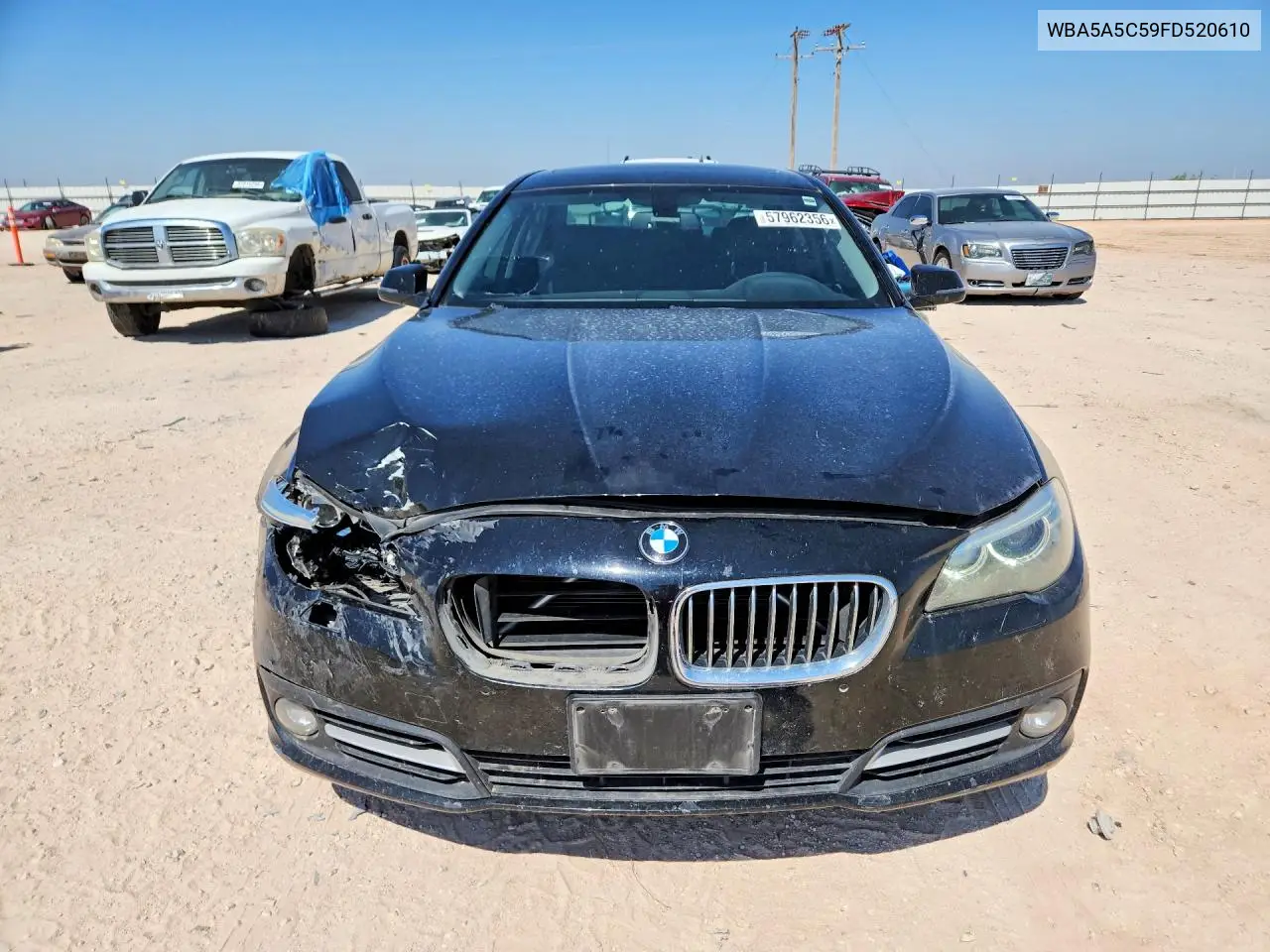 2015 BMW 528 I VIN: WBA5A5C59FD520610 Lot: 57962356
