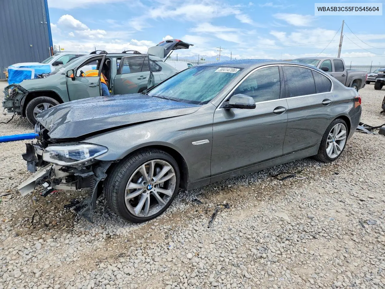 2015 BMW 535 Xi VIN: WBA5B3C55FD545604 Lot: 58414706