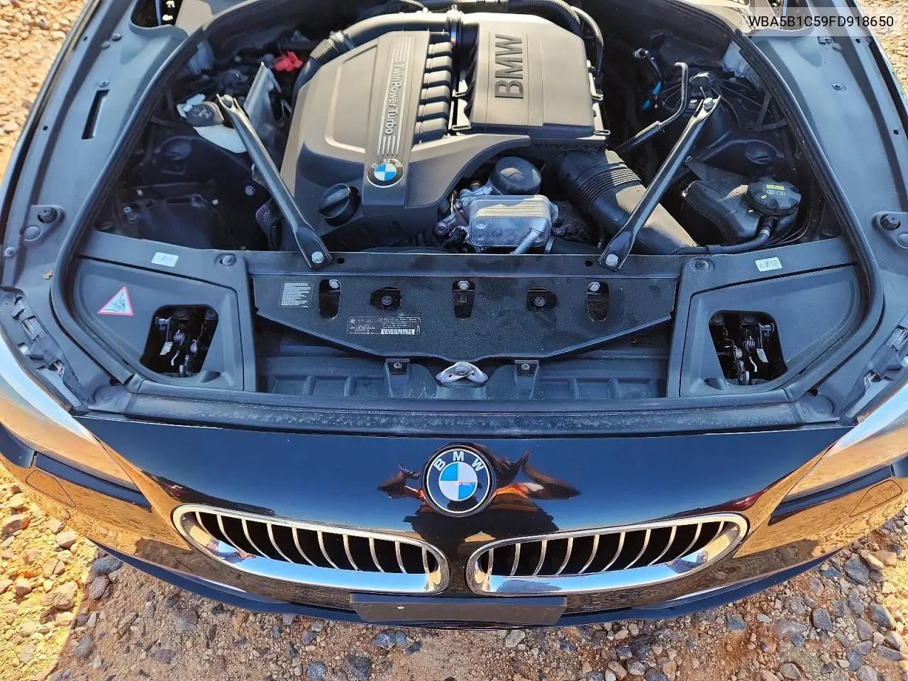 2015 BMW 535 I VIN: WBA5B1C59FD918650 Lot: 59789666