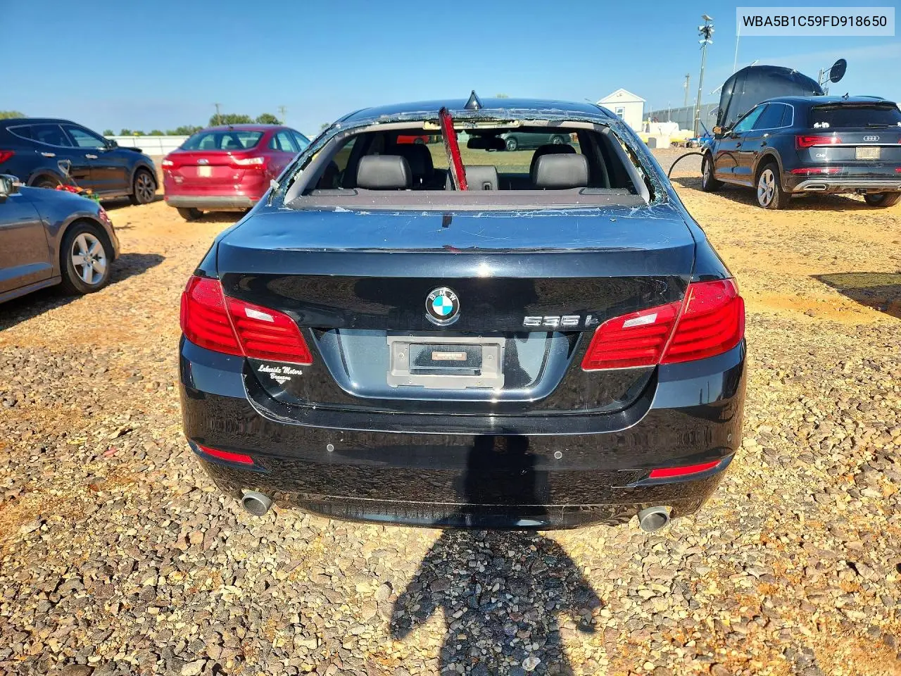 2015 BMW 535 I VIN: WBA5B1C59FD918650 Lot: 59789666