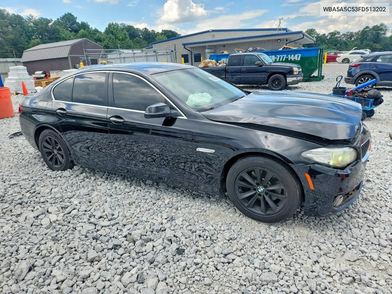 2015 BMW 528 I VIN: WBA5A5C53FD513202 Lot: 61205336