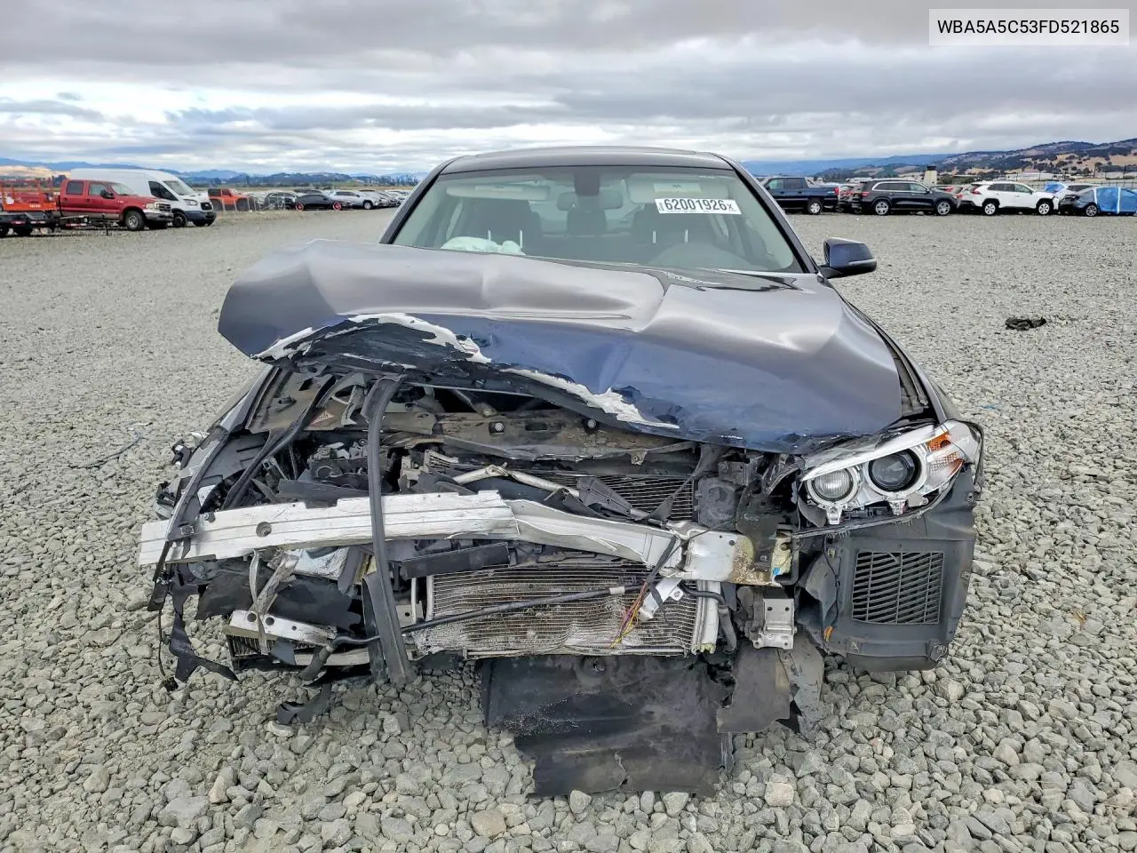2015 BMW 528 I VIN: WBA5A5C53FD521865 Lot: 62001926