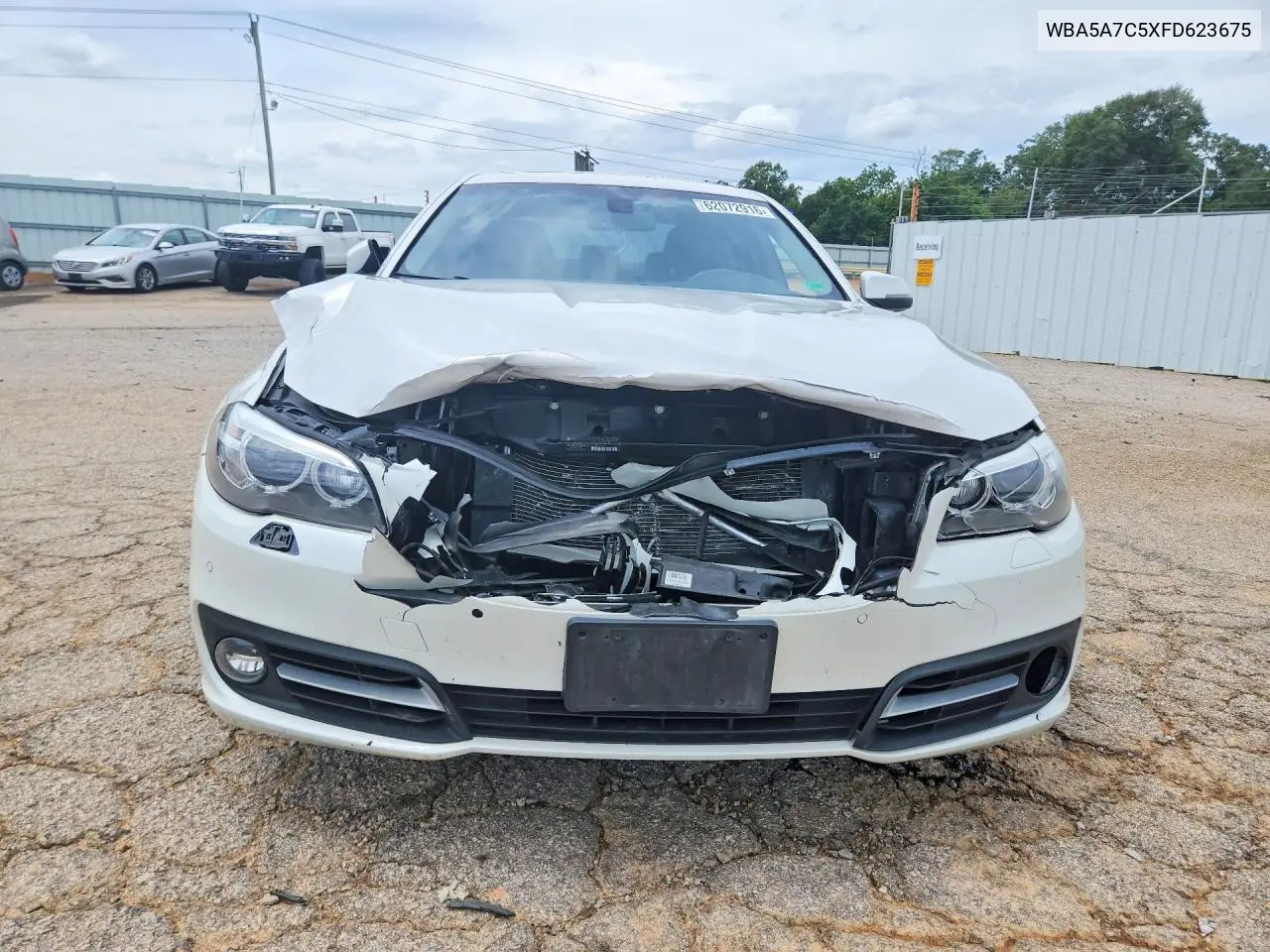 2015 BMW 528 Xi VIN: WBA5A7C5XFD623675 Lot: 62072916