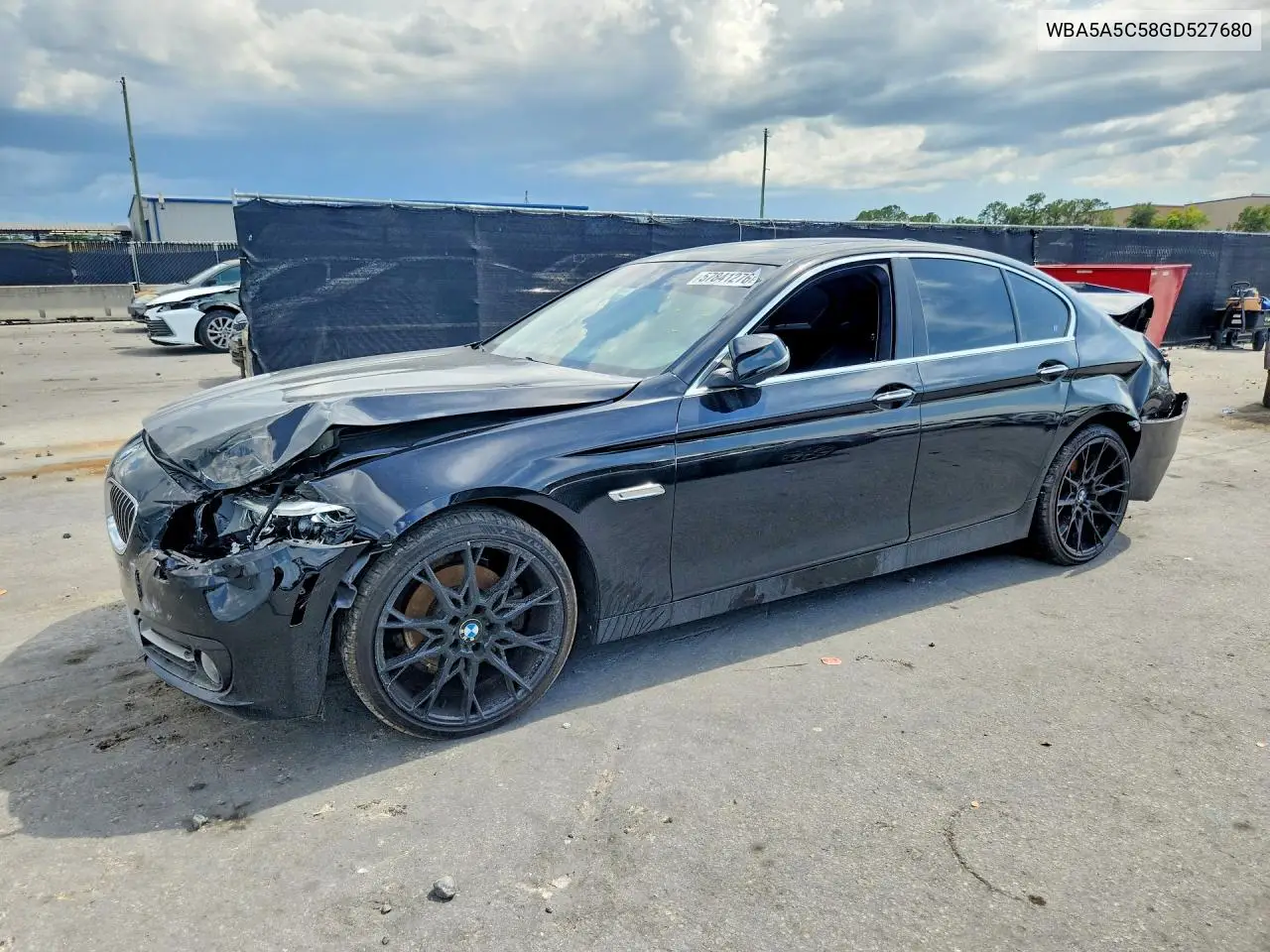 2016 BMW 528 I VIN: WBA5A5C58GD527680 Lot: 57841276