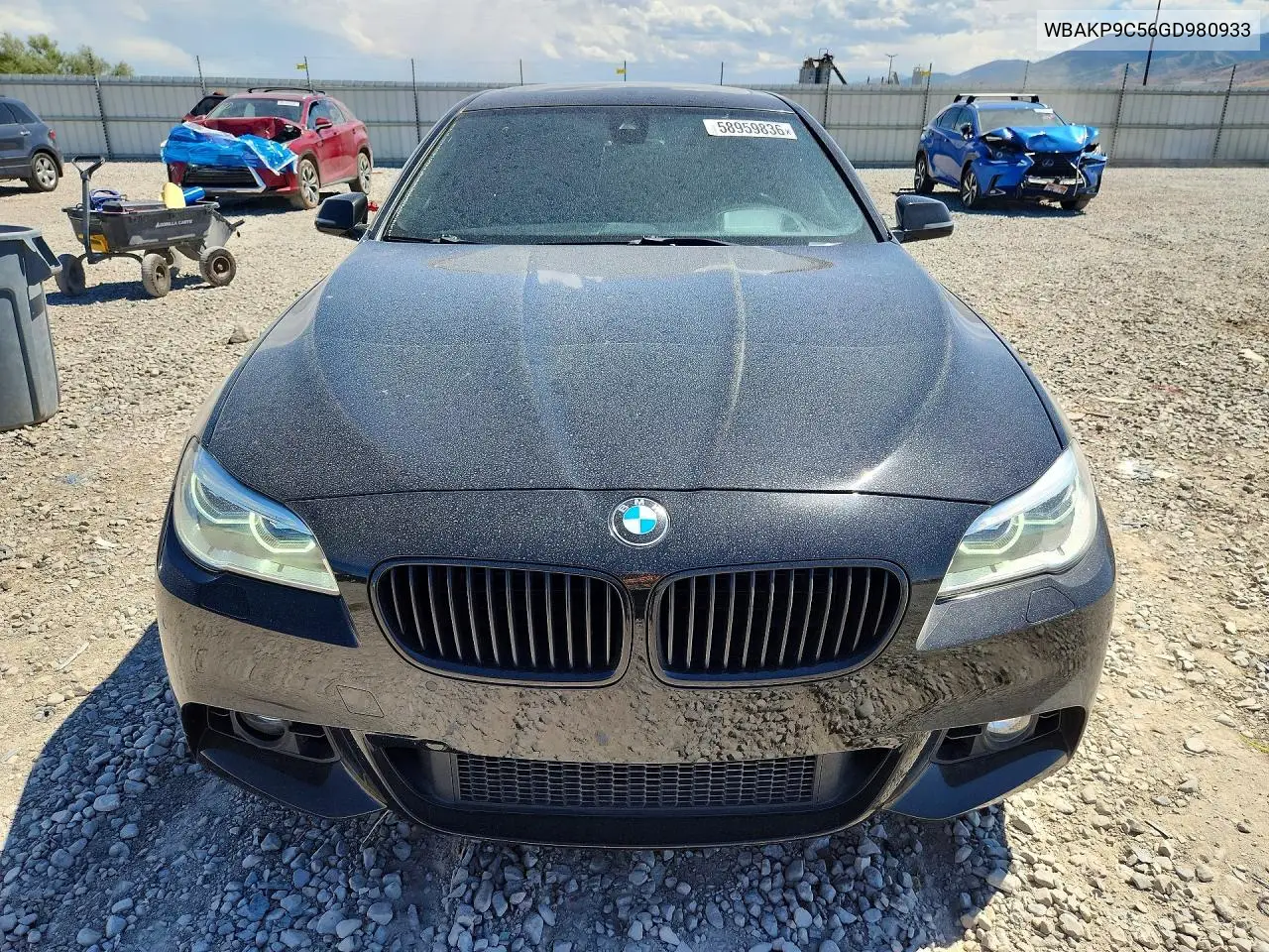 2016 BMW 550 Xi VIN: WBAKP9C56GD980933 Lot: 58959836