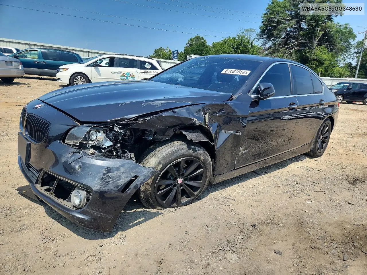 2016 BMW 528 I VIN: WBA5A5C59GG348630 Lot: 61001656
