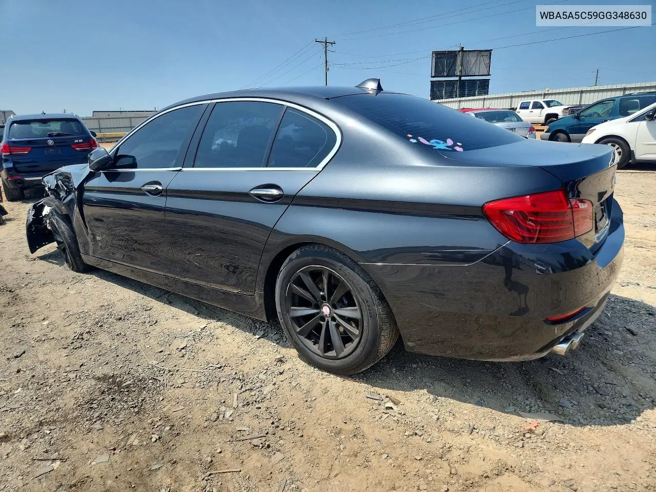 2016 BMW 528 I VIN: WBA5A5C59GG348630 Lot: 61001656