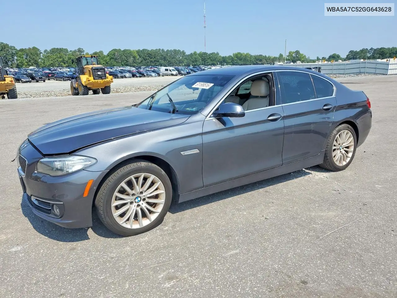 2016 BMW 528 Xi VIN: WBA5A7C52GG643628 Lot: 61199516