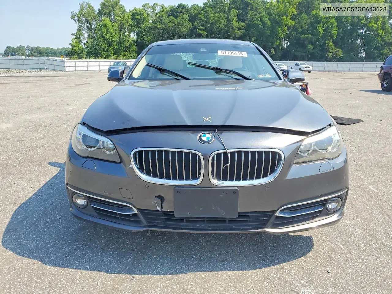 2016 BMW 528 Xi VIN: WBA5A7C52GG643628 Lot: 61199516