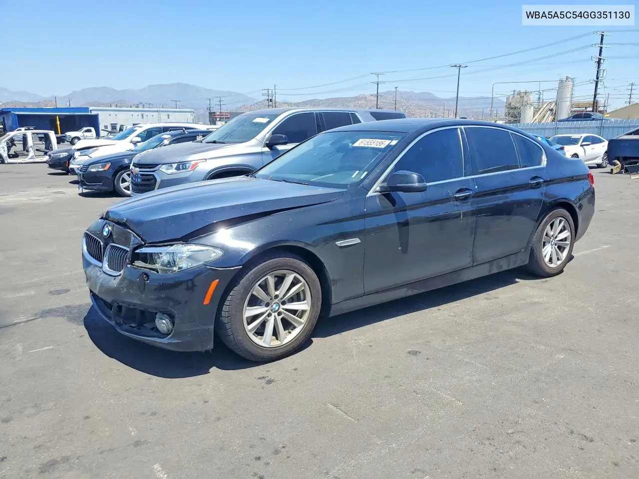 2016 BMW 528 I VIN: WBA5A5C54GG351130 Lot: 61555186