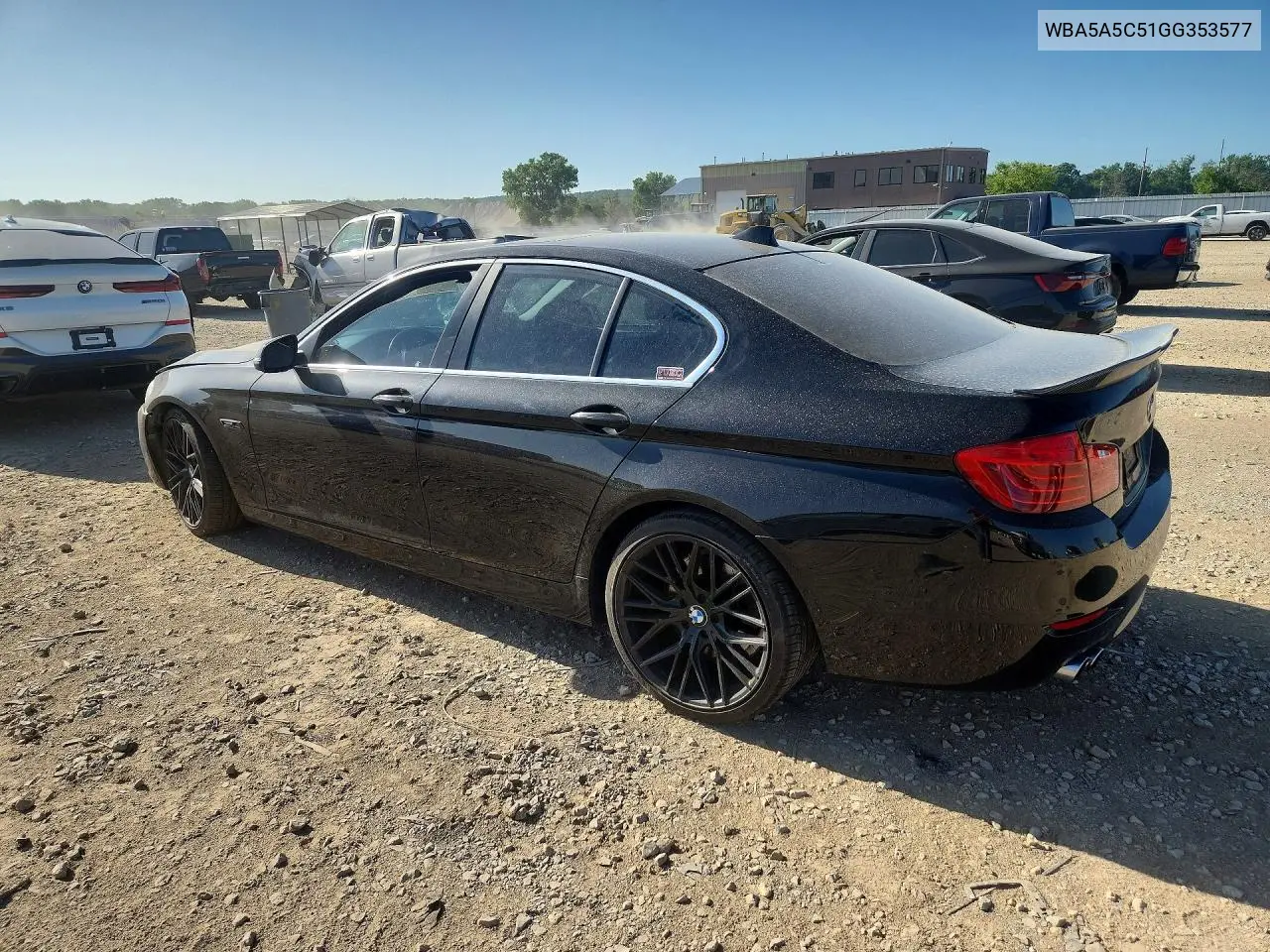 2016 BMW 528 VIN: WBA5A5C51GG353577 Lot: 61624816