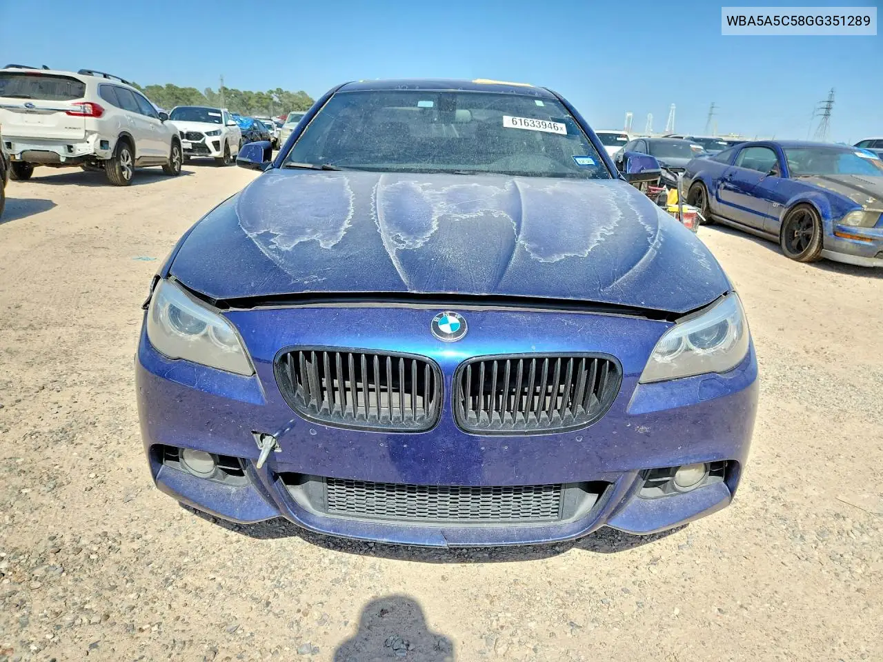 2016 BMW 528 I VIN: WBA5A5C58GG351289 Lot: 61633946