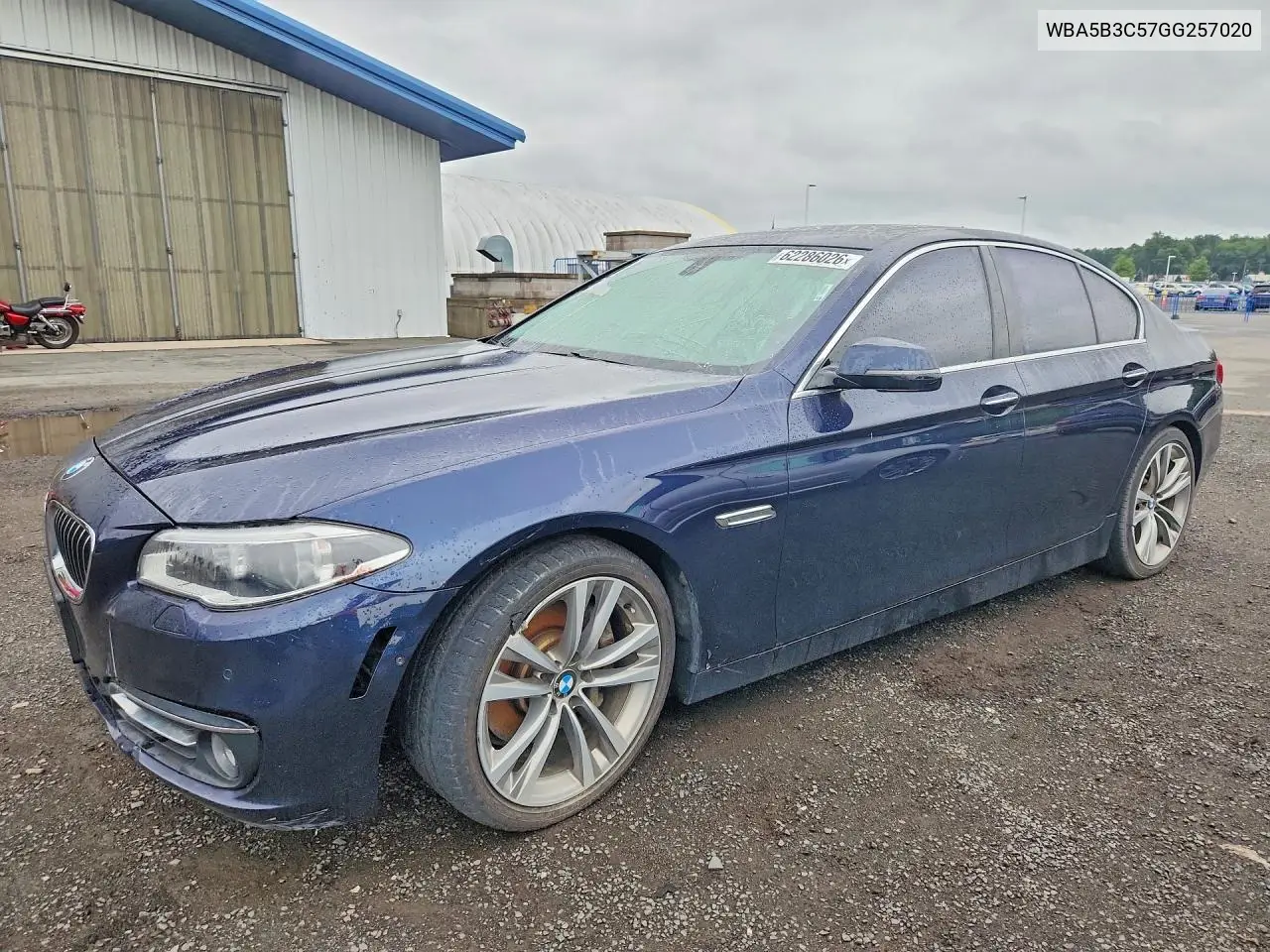 2016 BMW 535 Xi VIN: WBA5B3C57GG257020 Lot: 62286026