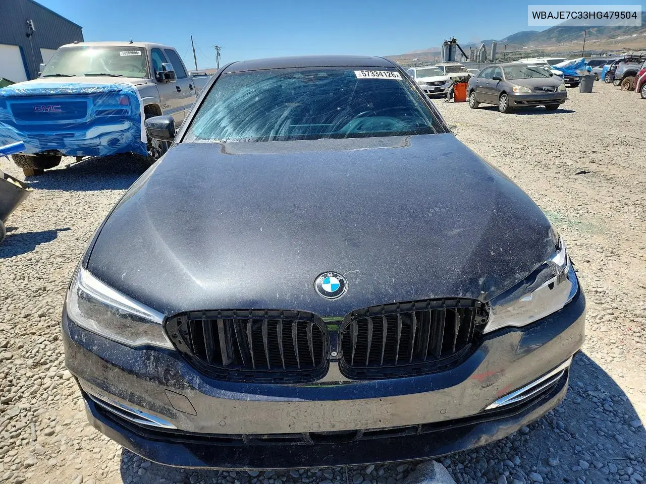 2017 BMW 540 Xi VIN: WBAJE7C33HG479504 Lot: 57334126