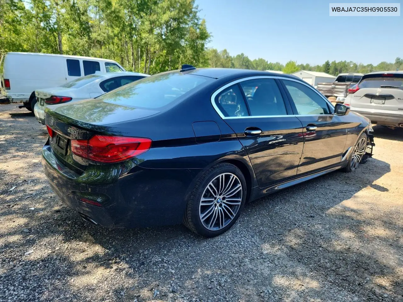 2017 BMW 530 Xi VIN: WBAJA7C35HG905530 Lot: 60136696
