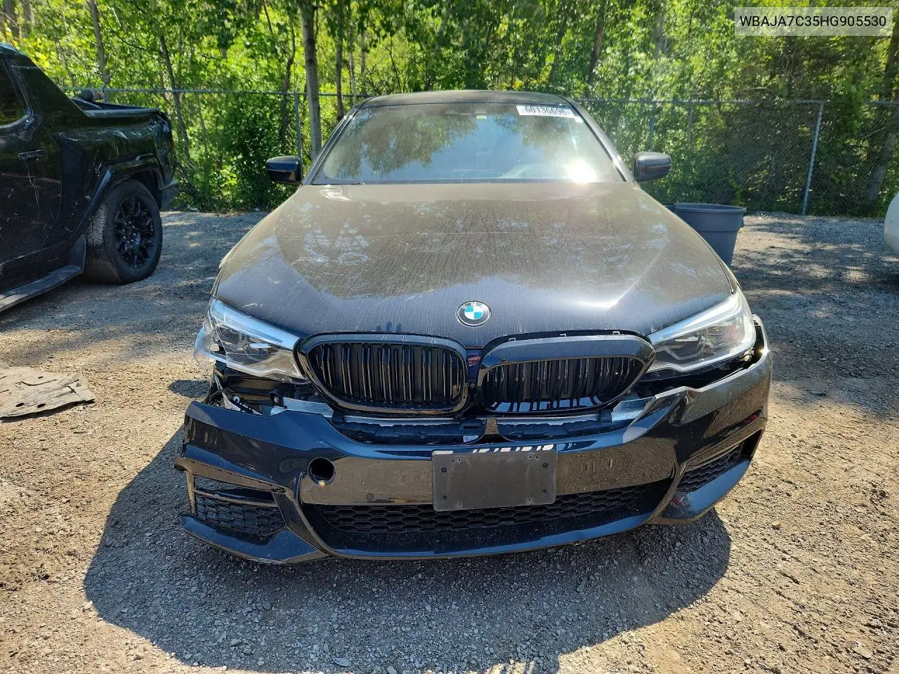 2017 BMW 530 Xi VIN: WBAJA7C35HG905530 Lot: 60136696