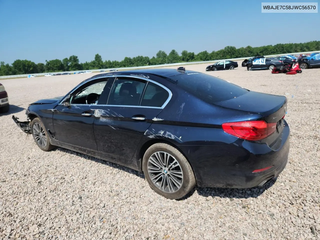2018 BMW 540 Xi VIN: WBAJE7C58JWC56570 Lot: 56788356