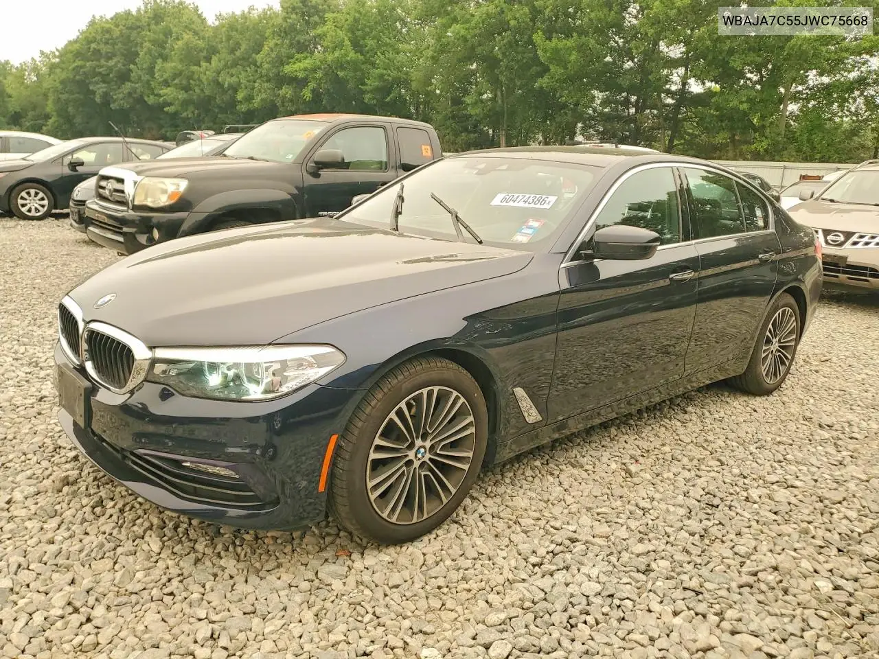 2018 BMW 530 Xi VIN: WBAJA7C55JWC75668 Lot: 60474386