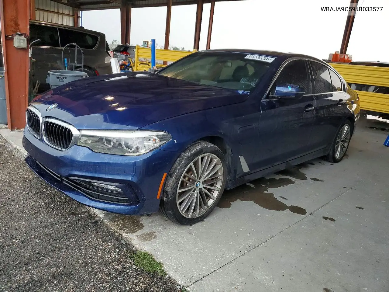 2018 BMW 530E VIN: WBAJA9C59JB033577 Lot: 61286226