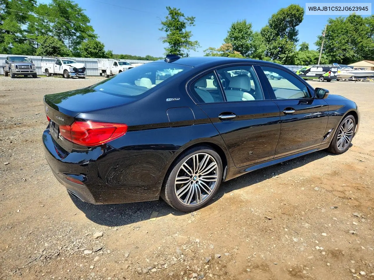 2018 BMW 530Xe VIN: WBAJB1C52JG623945 Lot: 61501686