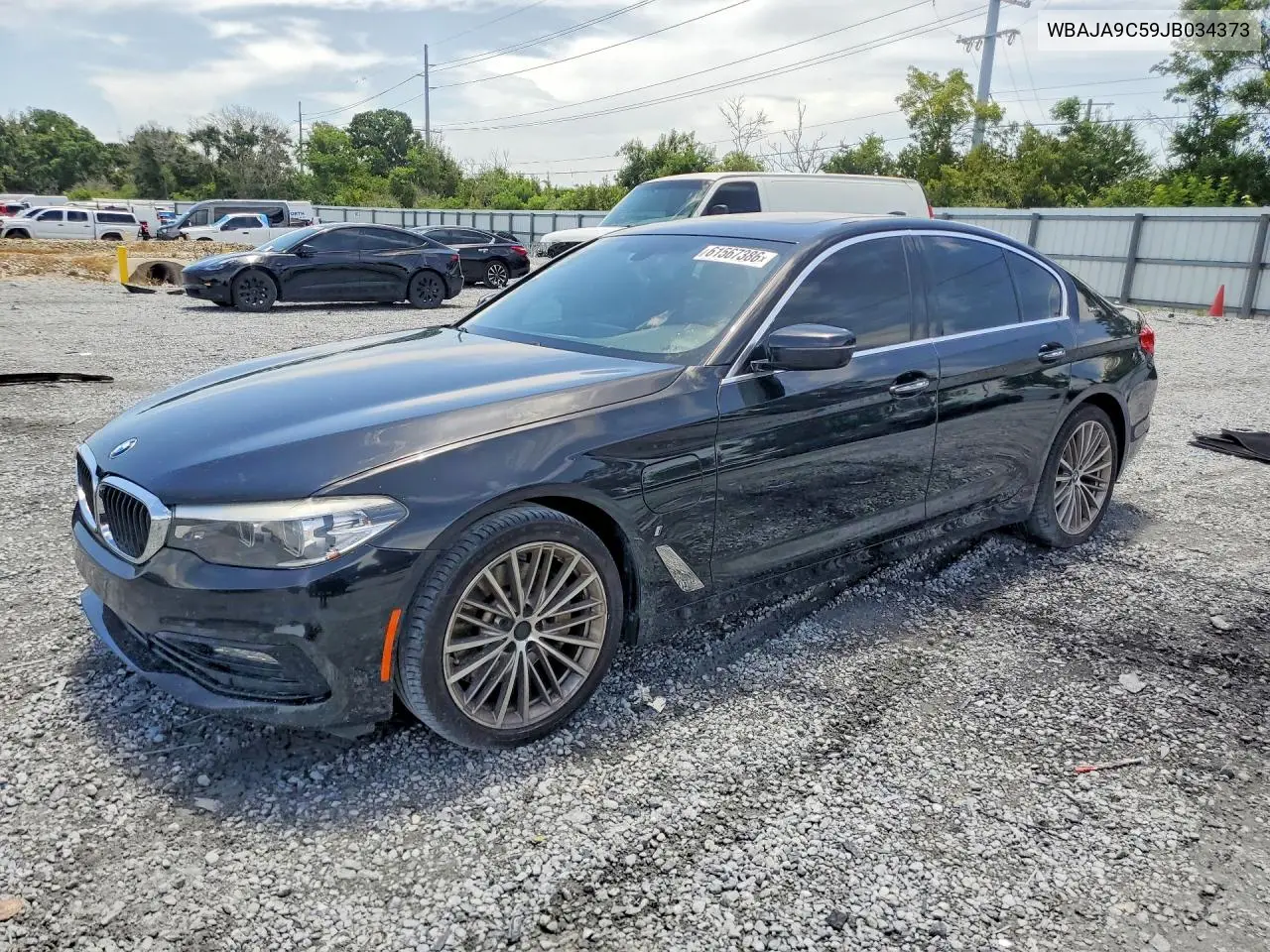 2018 BMW 530E VIN: WBAJA9C59JB034373 Lot: 61567386