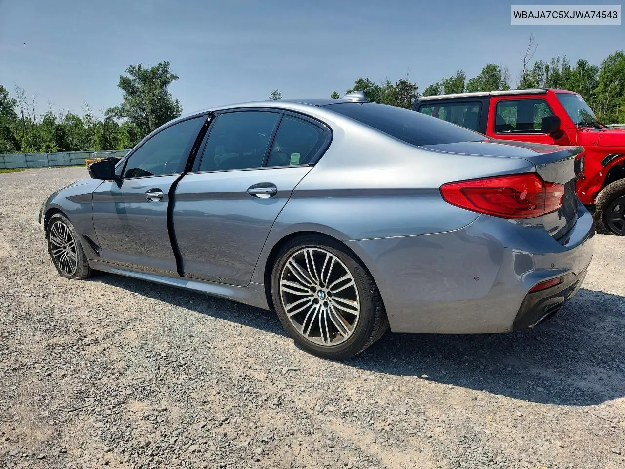 2018 BMW 530 Xi VIN: WBAJA7C5XJWA74543 Lot: 61568396