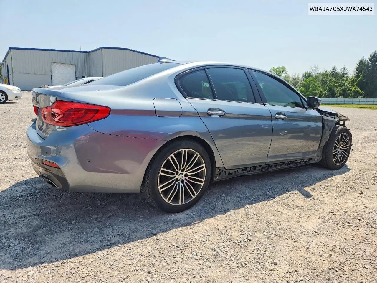 2018 BMW 530 Xi VIN: WBAJA7C5XJWA74543 Lot: 61568396