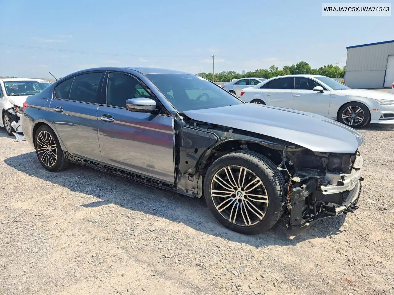 2018 BMW 530 Xi VIN: WBAJA7C5XJWA74543 Lot: 61568396