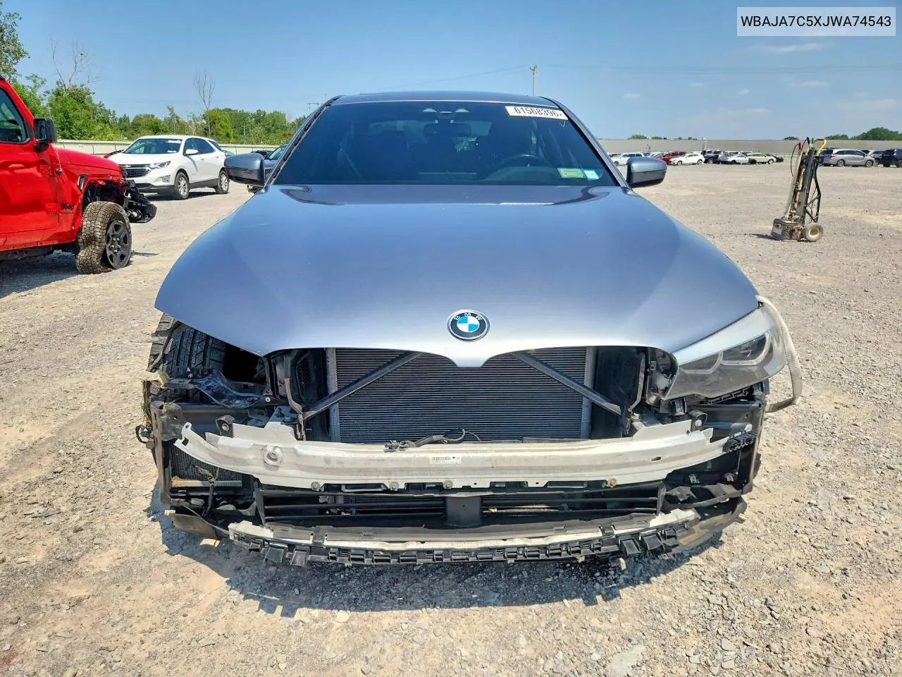 2018 BMW 530 Xi VIN: WBAJA7C5XJWA74543 Lot: 61568396