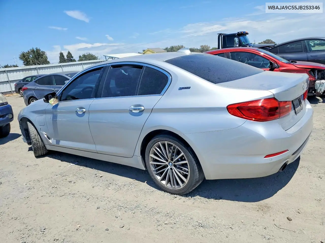 2018 BMW 530E VIN: WBAJA9C55JB253346 Lot: 61931456