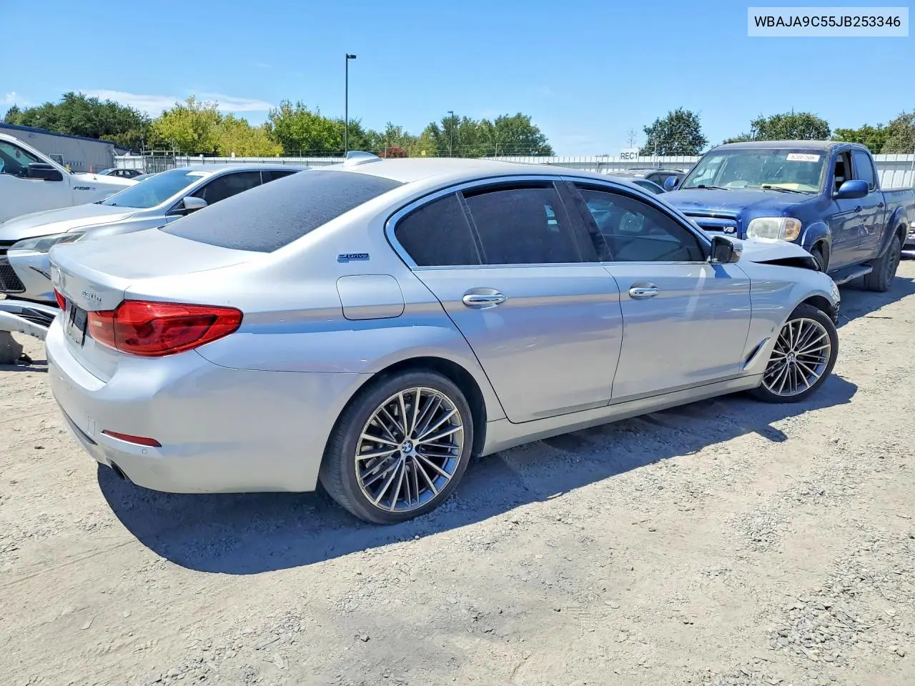 2018 BMW 530E VIN: WBAJA9C55JB253346 Lot: 61931456