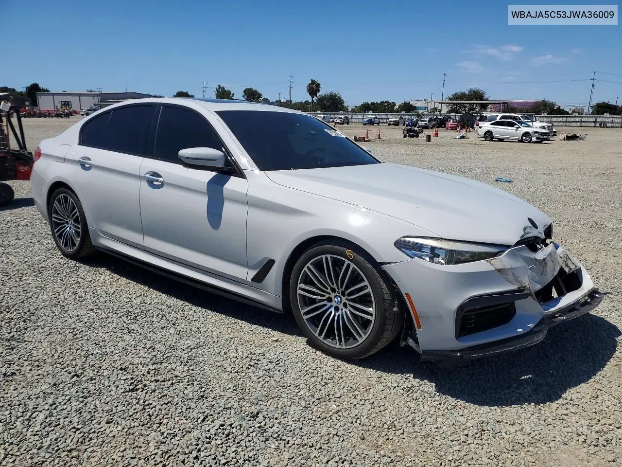 2018 BMW 530 I VIN: WBAJA5C53JWA36009 Lot: 61978496