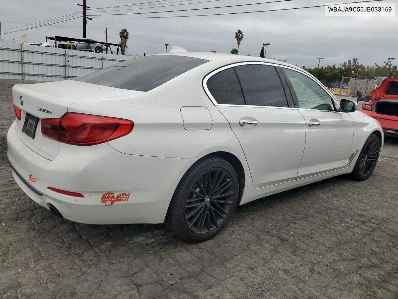 2018 BMW 530E VIN: WBAJA9C55JB033169 Lot: 86700045