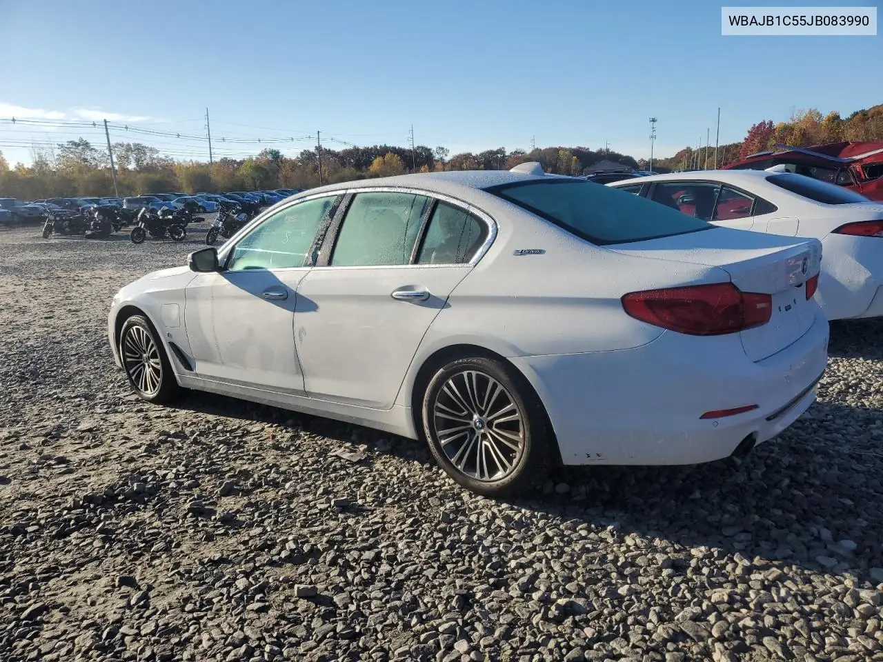 2018 BMW 530Xe VIN: WBAJB1C55JB083990 Lot: 90088915