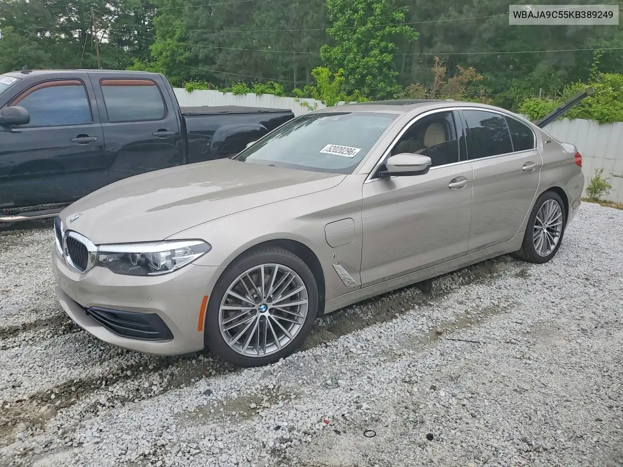2019 BMW 530E VIN: WBAJA9C55KB389249 Lot: 52020296