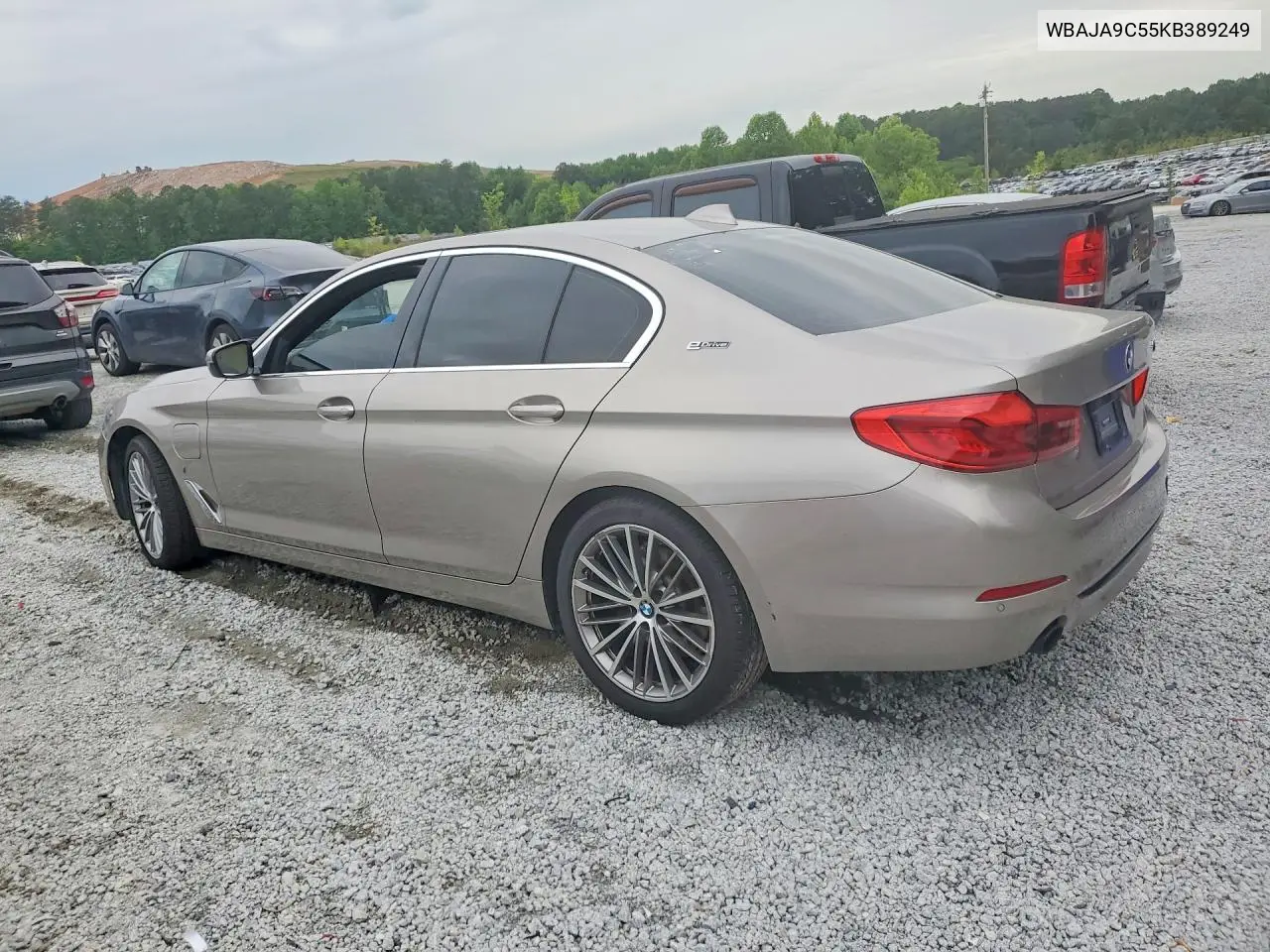 2019 BMW 530E VIN: WBAJA9C55KB389249 Lot: 52020296