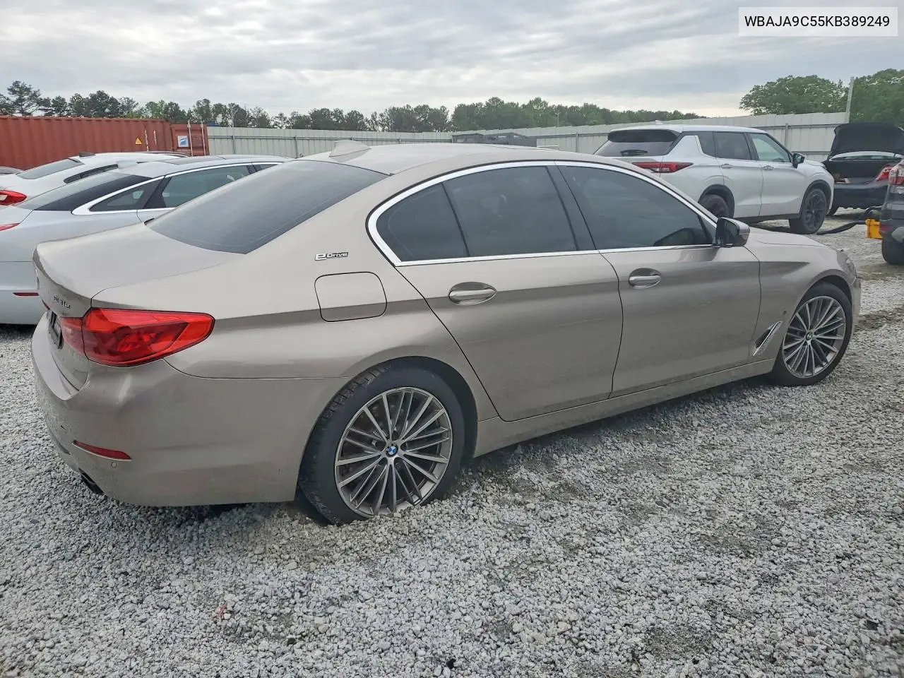 2019 BMW 530E VIN: WBAJA9C55KB389249 Lot: 52020296