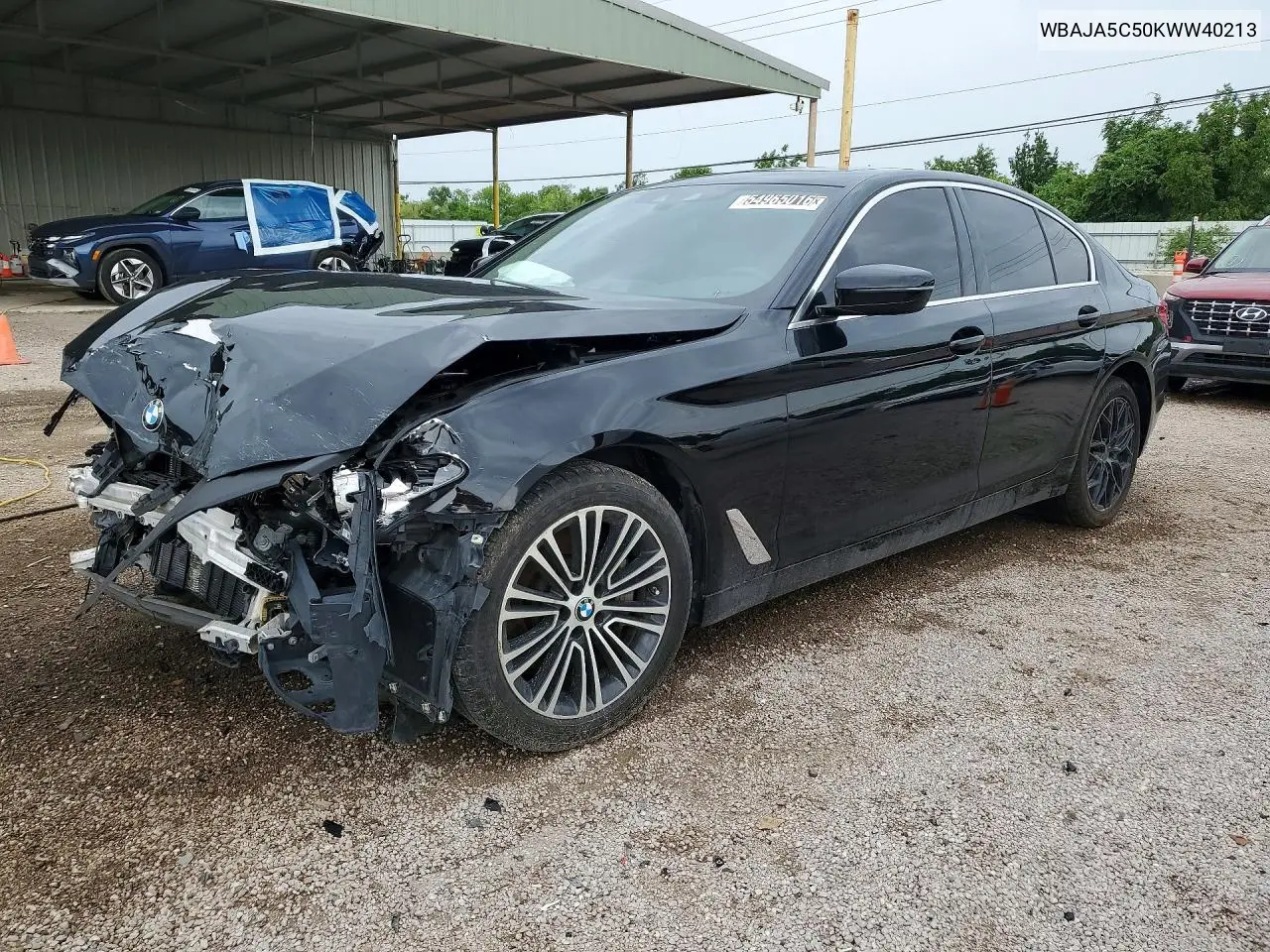 2019 BMW 530 I VIN: WBAJA5C50KWW40213 Lot: 54965016