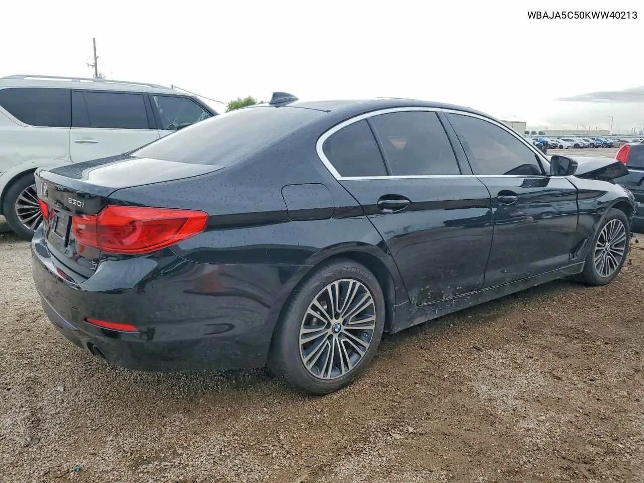 2019 BMW 530 I VIN: WBAJA5C50KWW40213 Lot: 54965016