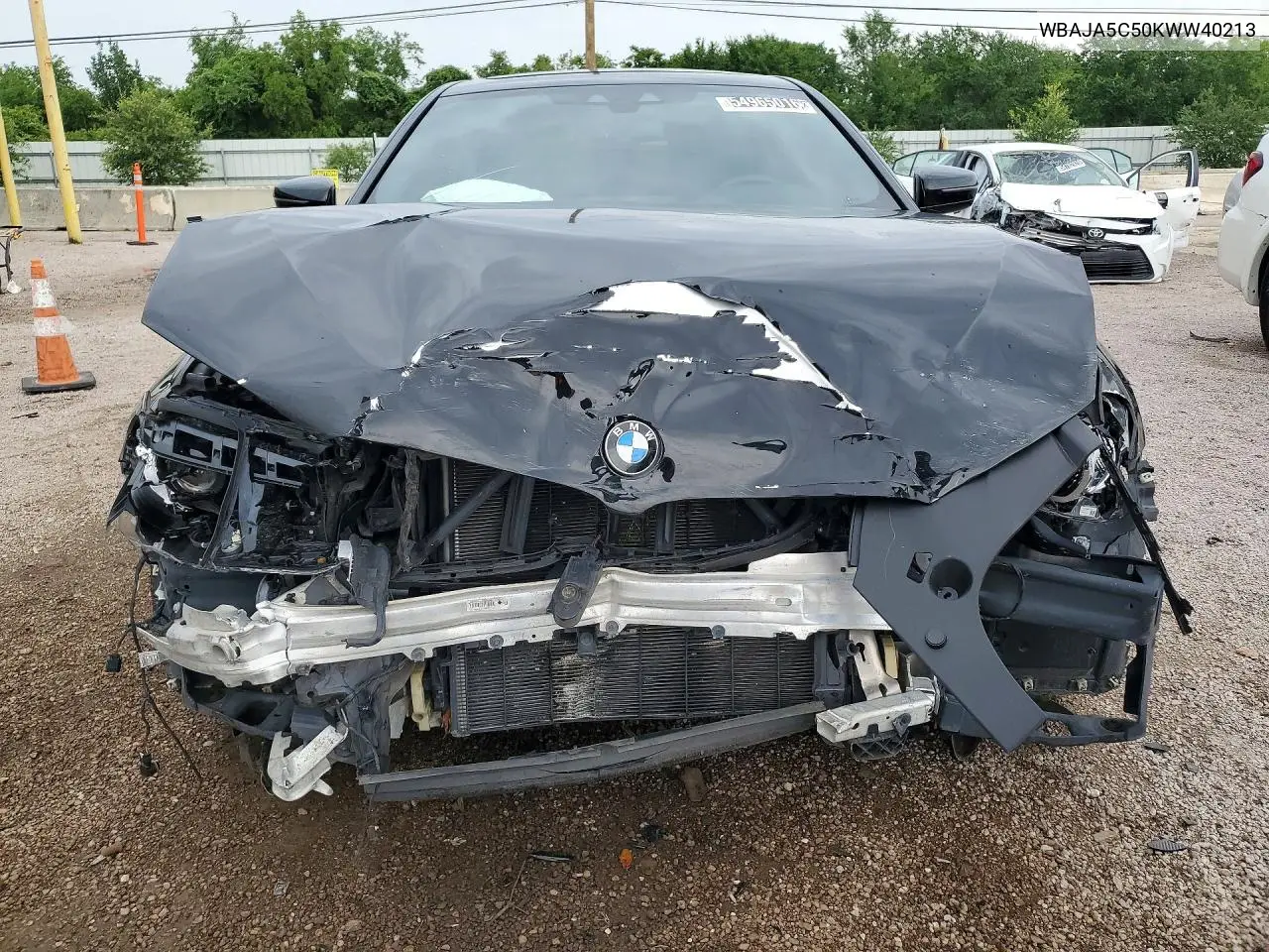 2019 BMW 530 I VIN: WBAJA5C50KWW40213 Lot: 54965016