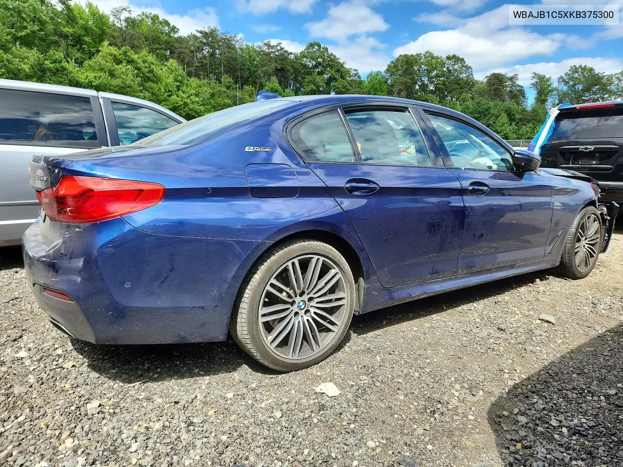 2019 BMW 530Xe VIN: WBAJB1C5XKB375300 Lot: 56673226