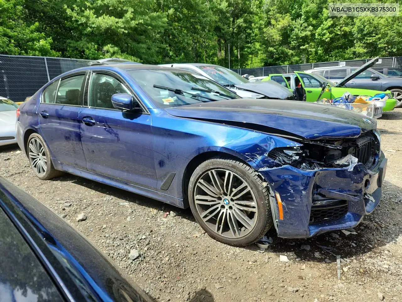 2019 BMW 530Xe VIN: WBAJB1C5XKB375300 Lot: 56673226