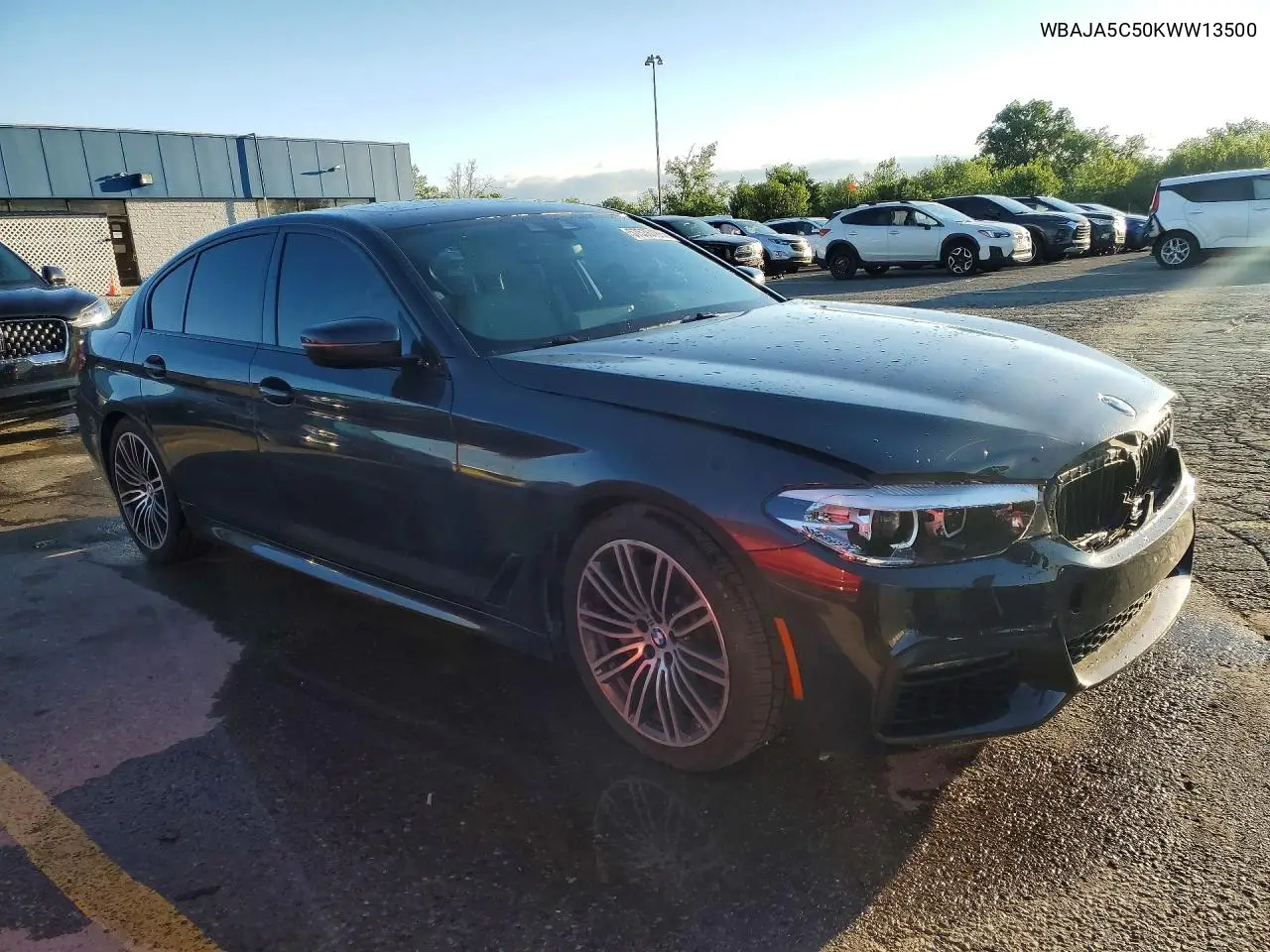 2019 BMW 530 I VIN: WBAJA5C50KWW13500 Lot: 57536186