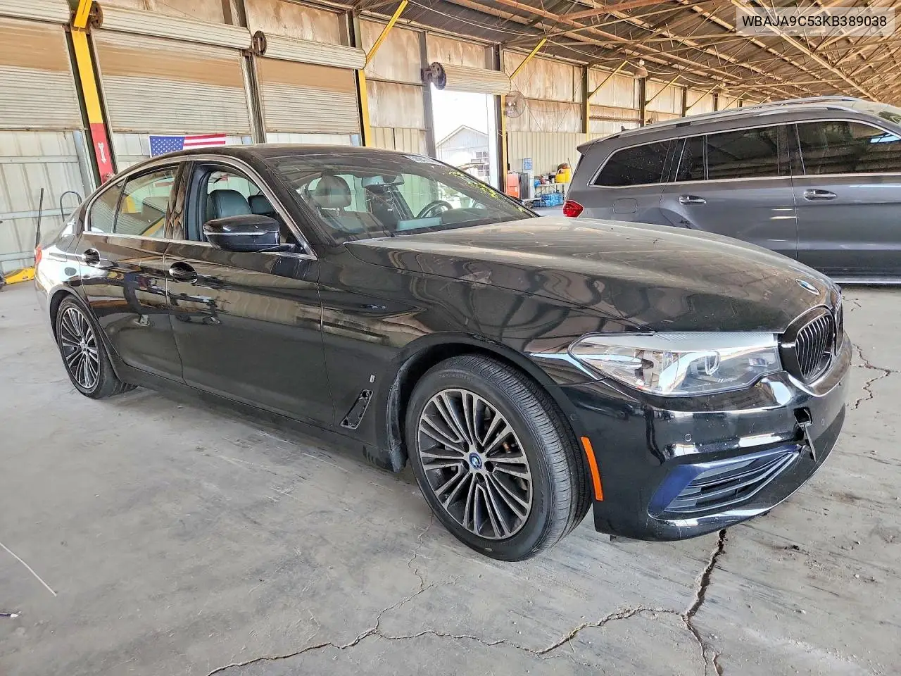2019 BMW 530E VIN: WBAJA9C53KB389038 Lot: 58947146