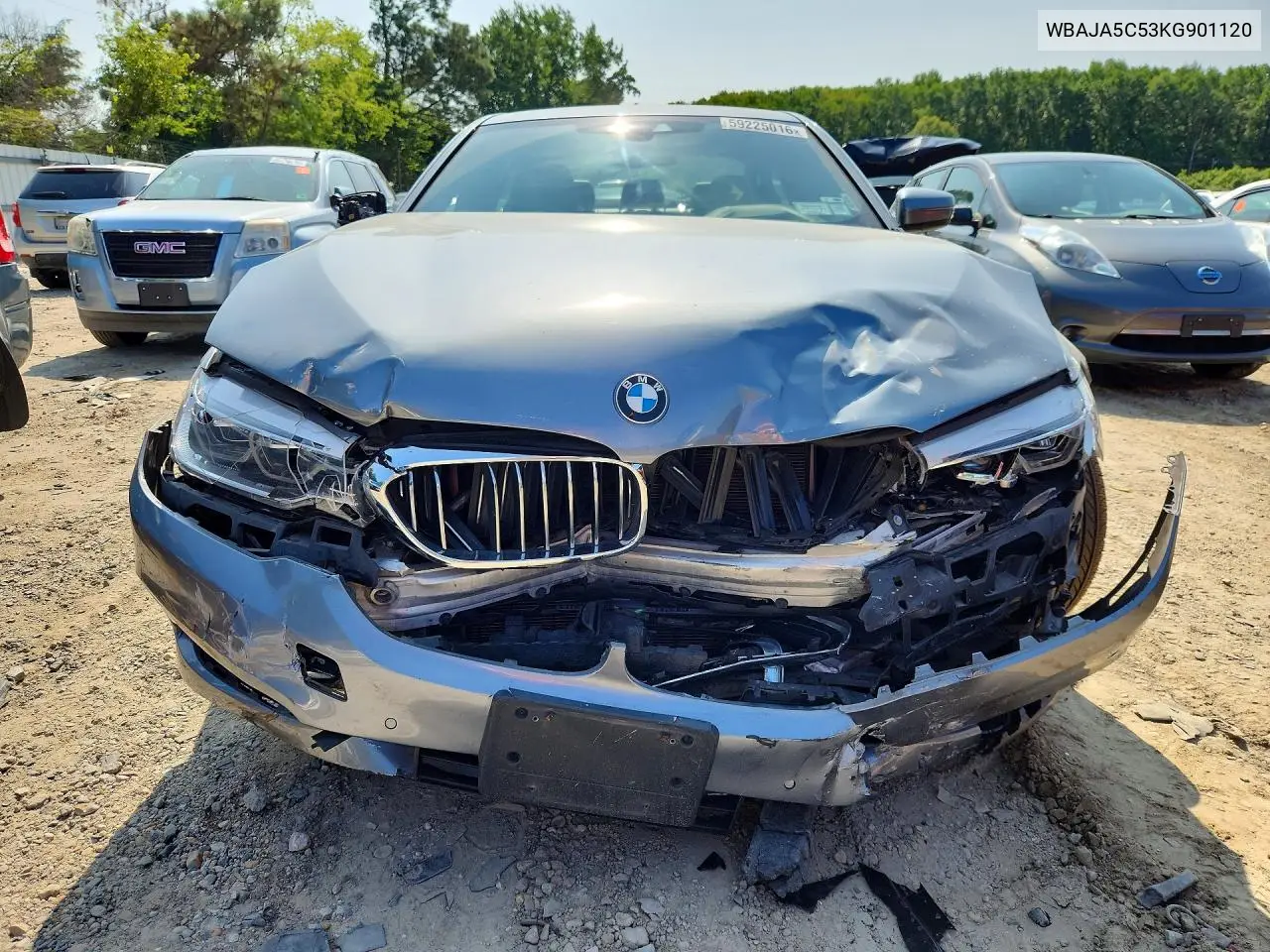 2019 BMW 530 I VIN: WBAJA5C53KG901120 Lot: 59225016