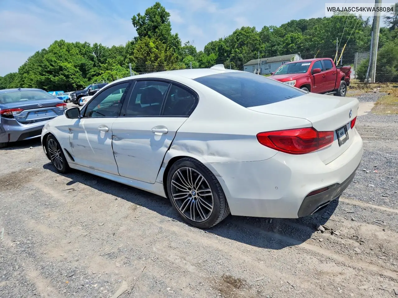 2019 BMW 530 I VIN: WBAJA5C54KWA58084 Lot: 61075876