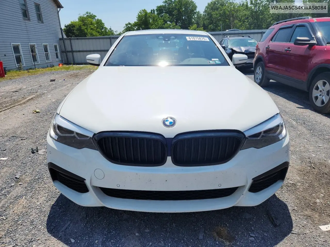 2019 BMW 530 I VIN: WBAJA5C54KWA58084 Lot: 61075876